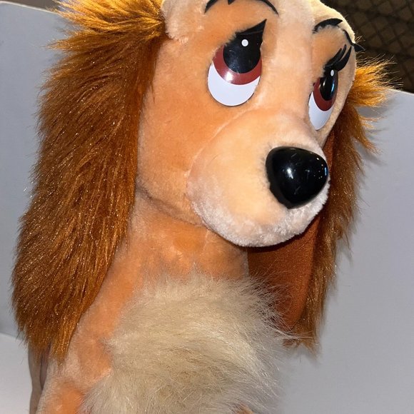 Lady from Lady and The Tramp Vintage Disneyland - Walt Disney World  Plush - Picture 3 of 4